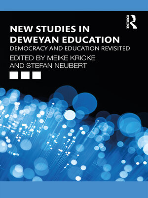 cover image of New Studies in Deweyan Education